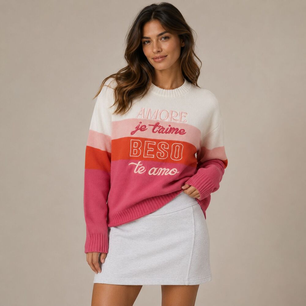 ANTHROPOLOGIE BEACH RIOT New Callie Love Long Sleeve Sweater SMALL BRAN2772RX